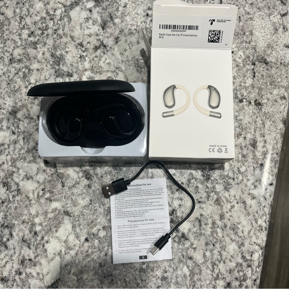NWT open ear clip wireless ear buds